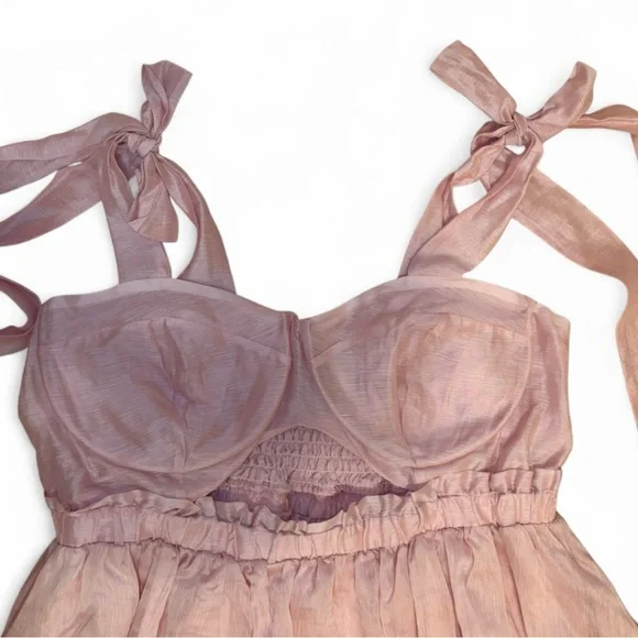 NWT Melissa Mercedes x ELOQUII Fit And Flare
Dramatic Bow Dress Pink size 22 - Picture 5 of 8